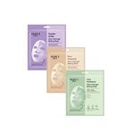 Dermal Pirinç Cica Ve Peptid Glow Eriyen Kore Yüz Maskesi Seti 34 Gr - Beyaz