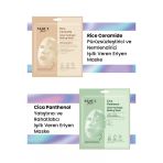 Dermal Pirinç Ve Cica Glow Nemlendirici Yatıştırıcı Eriyen Maske Seti Kore Maske Seti 34 Gr.