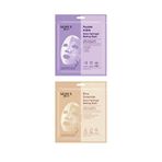 Dermal Pirinç Ve Peptid Glow Nemlendirici Onarıcı Eriyen Kore Yüz Maskesi Seti 34 Gr - Beyaz
