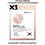 Dermal Rose Gold Glitter Foil 3x4 gr Göz Maskesi