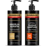 Dermalog Brezilya Fönü - Keratin Bakımı & Botox Bakımı Kalıcı Onarıcı ve Saç Düzleştirici Bakım Seti