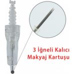 Dermalpen Uyumlu Kalıcı Makyaj Iğnesi 3 Pin 10 'lu