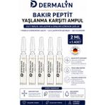 DERMALYN 5 Adet Bakır Peptit Yaşlanma Karşıtı Sıkılaştırıcı Kolajen Destekleyici Ampul Serum Dermaroller