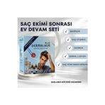 Dermalyva 2 aylık Saç Ekimi Sonrası Bakım Seti – Ozonlu Şampuan, vitamin, Kök Serum ve Dermal Losyon