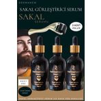 dermanew hair Sakal Gürleştirici Serum - sakal losyonu - sakal bakım yağı - sakal 2 Adet Serum 2x50ml