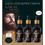 Dermanew Hair Sakal Gürleştirici Serum - Sakal Losyonu - Sakal Bakım Yağı - Sakal / 3 Adet / 3X50ML