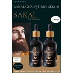 dermanew hair Sakal Gürleştirici Serum - sakal losyonu - sakal bakım yağı - sakal lotion- sakal / 2Adet / 2x50ml
