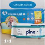 Dermaped Tanışma Paketi Belbantlı Hasta Bezi Small 30 Adet + Pine Perine Havlu 50 Yaprak
