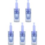 Dermapen Iğnesi 12 Pin 5 Adet A6 M5 M7 E30 N2 Modelleri Için Soketli Model Dermapen Iğnesi
