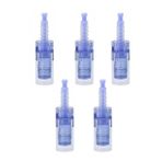 Dermapen İğnesi Mavi Kapaklı Nano X 5 Adet Set, Microblading İğnesi