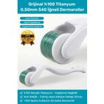 Dermapolin Orijinal %100 Titanyum 0,50mm 540 Iğneli 100 Kullanım Anti Alerjik Saç & Cilt Bakım Dermaroller