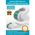 Dermapolin Orijinal %100 Titanyum 1,00 Mm 540 Iğneli 100 Kullanım Anti Alerjik Cilt Bakım Dermaroller
