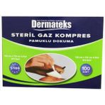 Dermateks Steril Gaz Kompres 7.5cmx7.5cm 4 Kat 5 Kutu