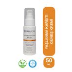 DERMATONE Uvb & Uva sun Protection Cream 50 Spf | Su Bazlı Yüksek Korumalı Güneş Kremi | Hyaluronic