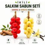 Dermaun Dekoratif Üzüm Salkımı Sabun 2'liavantaj Seti( Sandal -Vanilya)