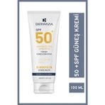 Dermavia SPF 50+ Su Bazlı Güneş Kremi 100 ml Tüm Cilt Tipleri İçin Parfümsüz Koruma
