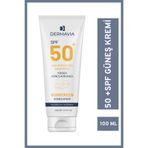 Dermavia SPF 50+ Su Bazlı Güneş Kremi 100 ml - UVA/UVB Koruma, Parfümsüz, Tüm Cilt Tipleri için