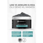 Dermavit Ölü Deniz Kil Maskesi & Kolajen Siyah Nokta Karşıtı Ölü Deriden Arındırır Yüze Canlılık Sağlar &150g