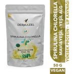 Dermazel Organik Spırulına Chlorella Tozu Katkısız 50 gr