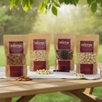 Derme Online Doğa Piknik Paketi (Çiğ Badem,çiğ Kaju,fındık,turna Yemişi ) Granola Hediye - 1 gr