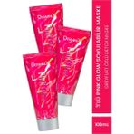 Derminix 3'lü Pink Glow Greyfurt Özlü Detoks Etkili Soyulabilir Maske
