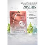 Derminix AHA+BHA 25g Kağıt Maske 1 Adet–Akne&Siyah Nokta Karşıtı,Gözenek Arındırıcı, Cilt Yenileyici