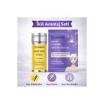 Derminix İkili Saç Bakım Seti – Hair Wax Stick Saç Şekillendirici + Keratin, E Vitamini & Hindistan Cevizi Ya