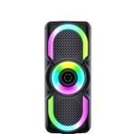 DermiTech Bluetooth Hoparlör Mikrofonlu Ses Bombası Speaker Müzik Çalar Rgb Işıklı Extra Bass Bs-108