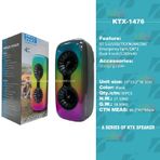 Dermitech Ktx-1476 Bluetooth Hoparlör | Rgb Ledli 2X4