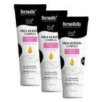DermoBella Milk Keratin Complex Bukle Şekillendirici Saç Kremi 200 ml (3 paketi)