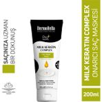 Dermobella Milk Keratin Complex Onarıcı Ve Hacim Verici Saç Maskesi 200 ml - 1