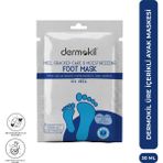Dermokil 30 ml Topuk Çatlak Bakımı & Nemlendirici Ayak Maskesi Beyaz Renkli Sıvı Form