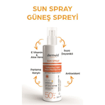 Dermokil 50 Spf 200 ml Çok Yönlü Yüksek Koruyucu Güneş Spreyi