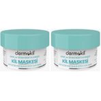 Dermokil Akne ve Siyah Nokta Karşıtı Kil Maskesi 50 ml 2li paket
