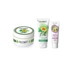 Dermokil Avokado El ve Yüz Kremi 2'li Set, 300 ml + 75 ml, Jojoba Yağı Kremi Hediyeli 869791100106