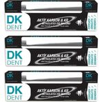 Dermokil Dk Dent Aktif Karbon Kil 75 ml Diş Macunu ve 3 Adet Diş Fırçası