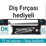Dermokil Dk Dent Kil Ve Aktif Karbonlu Beyazlatici Dis Macunu + Firca Hediyeli