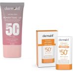 Dermokil Power Tone-Up 50+Spf Yüz Güneş Kremi&vitamine C Stick 50+Spf Güneş Koruyucu 2’li Set