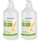 Dermokil Prebiyotik ve Vitamin B5 Kepeğe Karşı Şampuan 1 L (2 paketi)