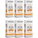 Dermokil SPF50 Leke Karşıtı 6x50 ml Güneş Koruyucu Yüz Kremi