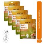 Dermokil Yumurta Kağıt Yüz Maskesi (Aknejenik Ve Yağlı Ciltler İçin) 20 G X 5 Adet