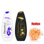 Dermomed 2x750 ml Set Paraben İçermez Bitki Özlü Duş Jeli Talc & Iris - Argan Yağlı