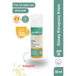 dermoPoint Spf30 Güneş Koruyucu Krem 50 ml - Kolajenli- Makyaj Altı Kullanım