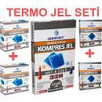 Dermosept Çok Amaçlı Sıcak ve Soğuk Termo Jel Kompres Seti - Yeniden Kullanılabilir Medikal Jel (27x35 cm, 13x27 cm, 13x13 cm)