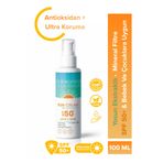 dermosion SPF 50+ Mineral Filtreli Yosun Özlü Ekstra Besleyici Formül Ve Yüksek Koruma Güneş Kremi Bebek ve Çocuk 100ml