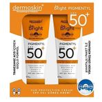 Dermoskin 2x75 ml Be Bright Pigmentyl 50 Faktör Güneş Kremi