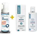 Dermoskin Biotin Shampoo For Women 200 ml Kadınlara Özel Dökülme Önleyici Şampuan+E2'quality Diş Beyazlatıcı Köpük