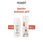 Dermoskin Face Protection SPF50+ 50 ml Güneş Kremi+33 ml Be Bright Vitamin C Plus Krem