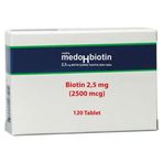 Dermoskin Medohbiotin Biotin 2.5 mg İçeren 120 Tablet
