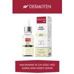 Dermoten Akne Karşıtı Serum , Niacinamide ve Çay Ağacı Yağlı Cilt Bakım Serumu 30 ml